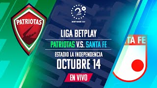 EN VIVO  PATRIOTAS VS SANTA FE  LIGA BETPLAY II 2024 [upl. by Neelyhtak]