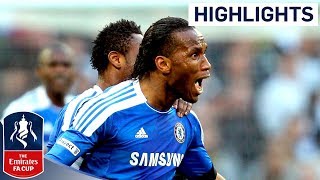 Tottenham 15 Chelsea  Drogba Mata Bale Ramires Lampard Malouda  Official FA Cup highlights [upl. by Ahsya800]