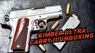 Kimber ultra carry II unboxing [upl. by Gerik]