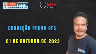 📝 Resolução da Prova de Direito do CFS do dia 01 de outubro de 2023 011023 [upl. by Kelson916]