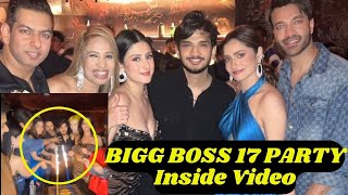 Bigg Boss 17 Party Inside Video MunawarAbhishekMannaraAnkitaIsha Full Masti Dance Video viral [upl. by Arihk]