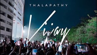 Thalapathy Vijay addressing to Kerala fans in Greenfield Stadium Trivandrum  GOAT [upl. by Eiffub]