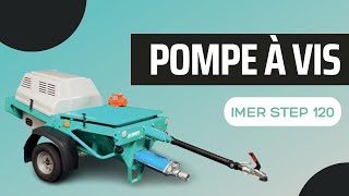 Démonstration pompe à vis IMER STEP 120 [upl. by Ettevol]