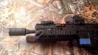 Noveske KX3 Flaming Pig on rock river PDS [upl. by Naeloj]