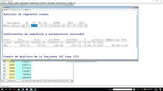 Correlación y regresión con InfoStat [upl. by Alatea]