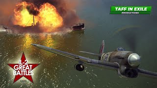 IL2 Great Battles  Typhoon Mk1b  Shipping Strike [upl. by Auginahs]