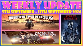 Everything Weekly Update 5th September  11th September 2024  GTA Online 5 [upl. by Efar]