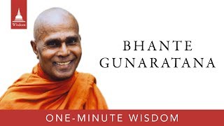 OneMinute Wisdom Bhante Gunaratana on Bowing to the Buddha [upl. by Isej758]