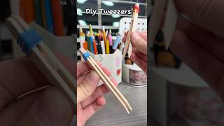 ✨DIY Tweezers super easy diy craft crafts papercraft cutecrafts diycrafts thingstodo cute [upl. by Krischer48]