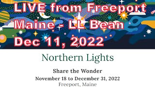 LIVE Winter Festival from LL Bean  Freeport Maine Dec 11 2022 [upl. by Linnell]