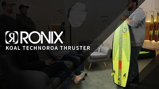 2017 Ronix Koal Technora Thruster 2 Wakesurf Board [upl. by Brianna]