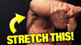 How to Stretch Your Lats BEST STRETCH EVER [upl. by Airdnaed]