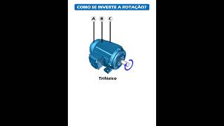 Inversão rotação motor trifásico [upl. by Darcia453]