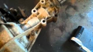 John deere stx38 transaxle rebuild part 1 [upl. by Bara]