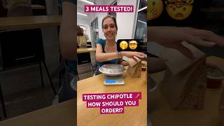 3 Exact Chipotle Meals Which Weighs More Testing Chipotle Theories [upl. by Bradwell909]