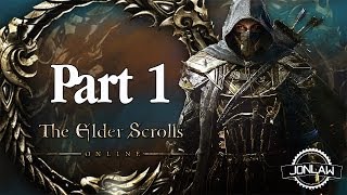 The Elder Scrolls Online Walkthrough Part 1 Imperial  Tamriel Unlimited Gameplay Review [upl. by Ybok]