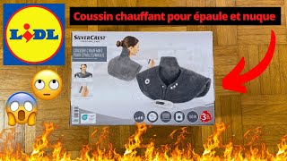 Test coussin chauffant pour les épaules et la nuque Silver Crest de chez Lidl  Le test complet [upl. by Ayotal]