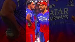 Sirf Virat Sir Ki Wajah Se Support Kar Raha Hoon Rcb Ko Bachpan Se 🥺 shorts siraj [upl. by Creath]