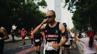 Jorge Peniche Runs the Mexico City Marathon [upl. by Nemajneb]