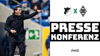 quotWir ärgern uns extremquot🎙 PK nach TSG Hoffenheim  Borussia [upl. by Skerl]