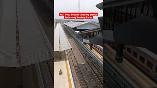 KA Serayu Berjalan Langsung Stasiun Padalarang Bandung BaratIndonesian Railway keretaapi [upl. by Selle]