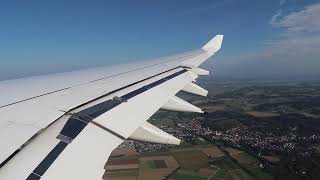 Lufthansa A340600 Landing at Munich Airport [upl. by Florian463]