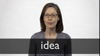 How to pronounce IDEA in British English [upl. by Lach]