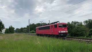 Einzelne Lokomotive 155 1837 Richtung Bremen [upl. by Lymn]