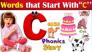 Phonics Story of Letter C  Nursery Rhymes and Kids Songs  ABC Phonics Song for Kids [upl. by Zavras]