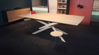 Ethnicraft  Mikado Dining Table  Olson and Baker [upl. by Harrie]