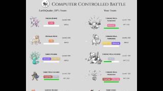 Pokemon Deluge RPG  Computer Battle 1 [upl. by Lasyrc621]