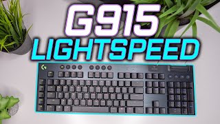 Logitech G915 Lightspeed Keyboard Review and Sound Test [upl. by Angell]