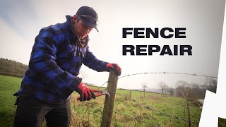 How to repair a fence in rural locations [upl. by Naik]