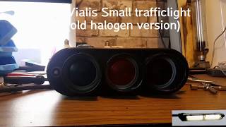 Old vialis halogen trafficlight showreel [upl. by Hilde642]