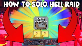 How To Solo Hell Raid no buff  ASTD [upl. by Ihcekn]