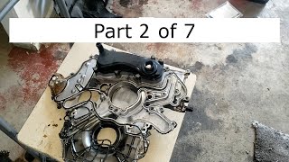 Part 2 of 7 20102015 VW Touareg TDI Replace part 059103525F Coolant Leak Under Intake Manifold [upl. by Thornie]