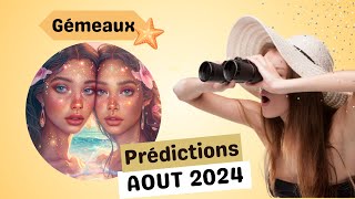 Guidance Gémeaux Août 2024  😨 LA Chose à Laisser TOMBER définitivement pour une rentrée FOLLE🔥🥇 [upl. by Jabez]