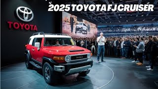 2025 Toyota FJ Cruiser Review A Modern Classic Reimagined [upl. by Aloin]