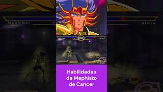 Mephisto de Câncer Poderes Sinistros e Técnicas Mortais 💀⚡mephisto cancer goldenknight cdz [upl. by Calderon]