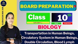 Transportation in Human Beings Circulatory System in Human Beings Double Circulation Blood Lymph [upl. by Mlehliw]