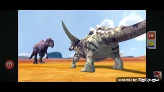 gigantosaurus vs sauropelta talking version [upl. by Ivette]