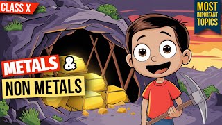 Metals and Non Metals Class 10 Full Chapter Animation  Class 10 Science Chapter 3  One shot [upl. by Rebekah]