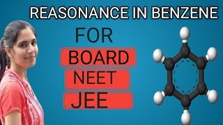 RESONANCE IN BENZENE ytshorts chemistry study [upl. by Einor624]