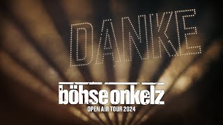 Böhse Onkelz  Open Air Tour 2024 ein kleines Dankeschön [upl. by Ibbison]