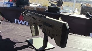 IWI Tavor 9mm amp 556mm  SHOT Show 2014 [upl. by Kcirddes]