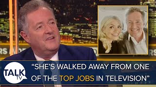 Piers Morgan On Holly Willoughbys This Morning Exit quotIts Clearly Shaken Her So Badlyquot [upl. by Coffey]