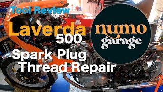 Motorcycle Spark Plug Thread Repair Laverda 500 [upl. by Abroms]