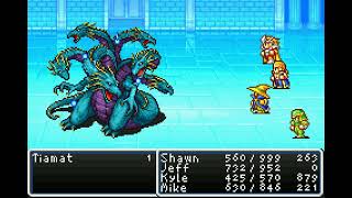 Final Fantasy I amp II Dawn of Souls  Chaos Shrine Past  Tiamat Rematch [upl. by Matless]