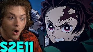 TANJIRO VS DAKI  Demon Slayer Season 2 Episode 11 Reaction [upl. by Ofilia502]