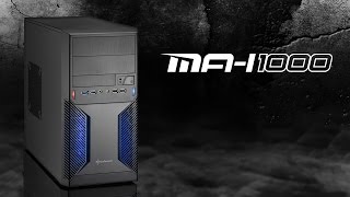 Sharkoon MAI1000 mATX PC Case cn [upl. by Ingaborg]